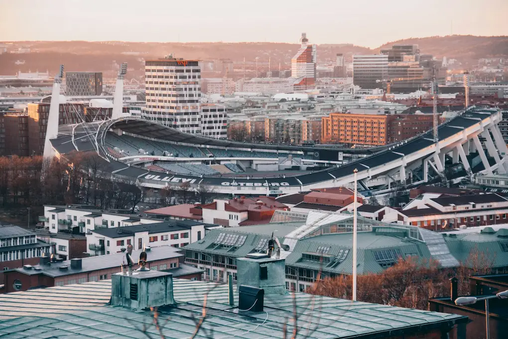 Vy över Ullevi