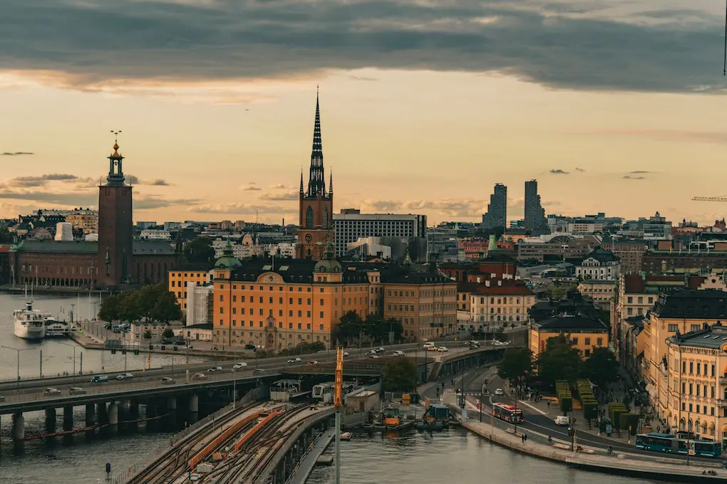 Vy över Stockholm